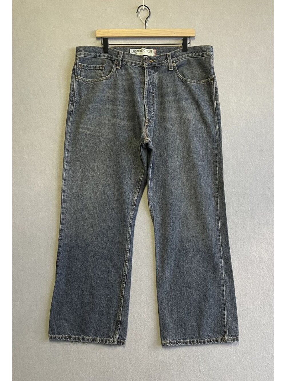 Vintage 2000s  567 Loose Bootcut W38 L30 Denim Jeans